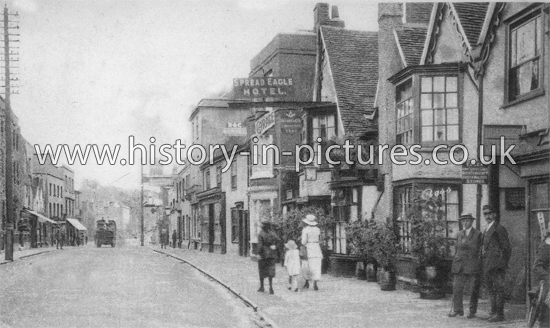 The Spread Eagle Hotel, High Street, Witham, Essex. c.1915